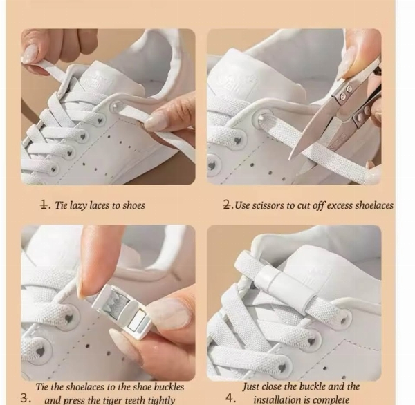 Magnetic Lock Shoelaces