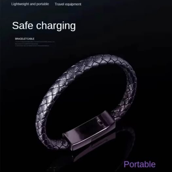 Portable USB Bracelet Charging Cable